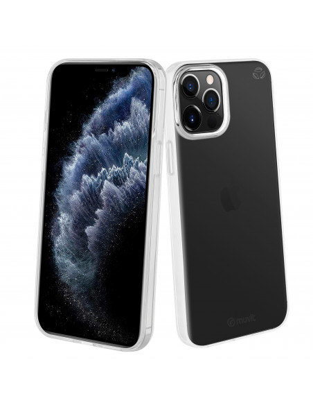 muvit for change funda recycletek compatible con Apple iPhone 12 Pro Max transparente