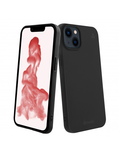 muvit for change funda recycletek compatible con Apple iPhone 14 Plus negra
