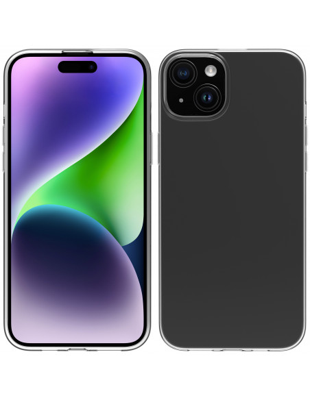 muvit for change funda recycletek compatible con Apple iPhone 15 Plus transparente