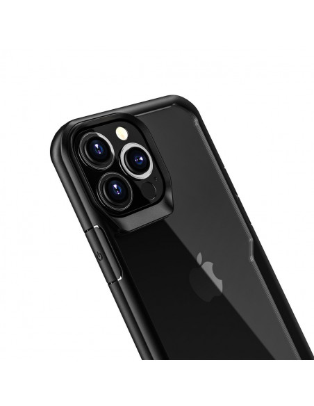 muvit for change funda shockproof 2m compatible con Apple iPhone 13 Pro Max transparente/negra