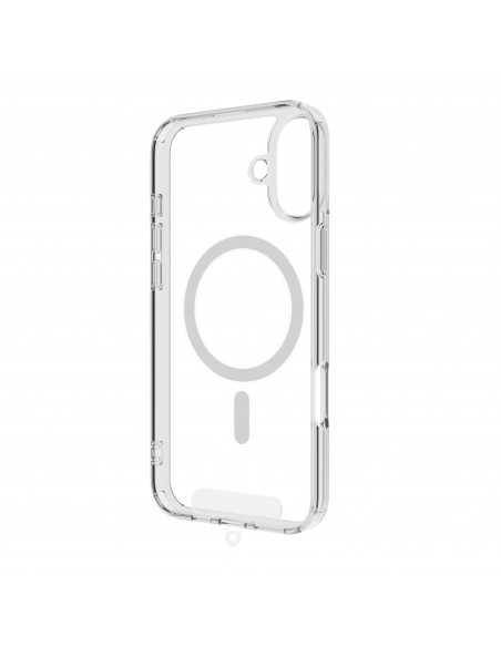 muvit for change funda recycletek Magsafe compatible con Apple iPhone 16 transparente