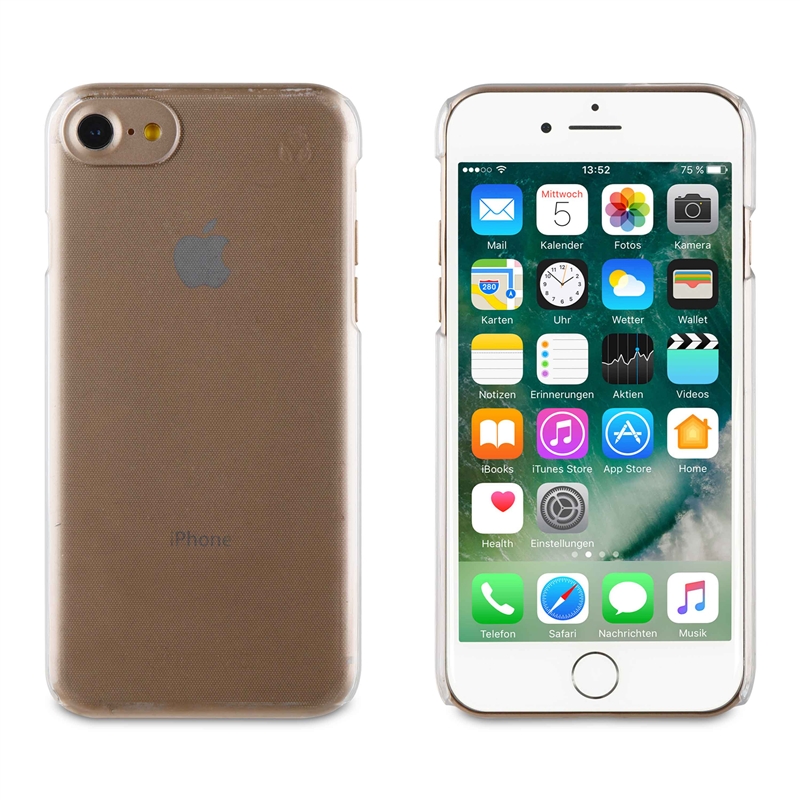 muvit for change carcasa compatible con Apple iPhone SE/8/7/6S/6 transparente