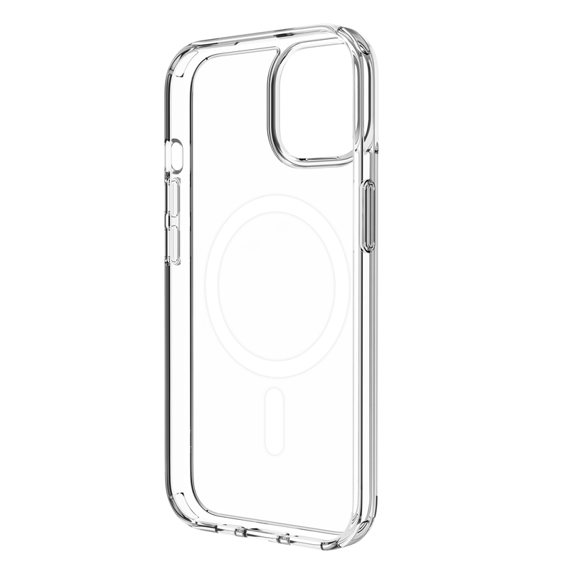 muvit for change funda Magsafe compatible con Apple iPhone 15 transparente