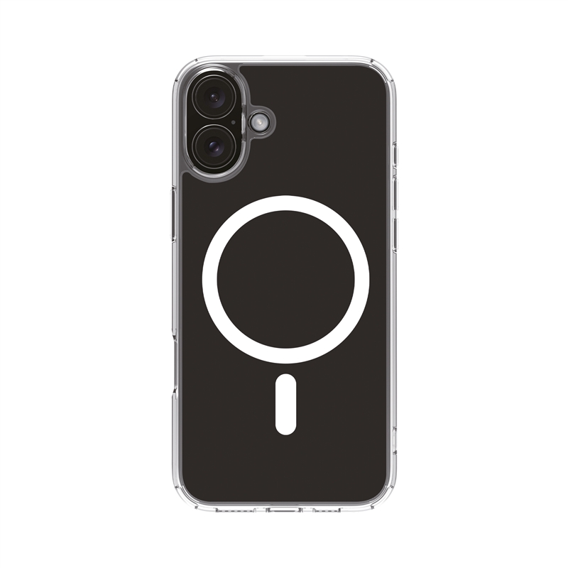 muvit for change funda Magsafe compatible con Apple iPhone 16 transparente