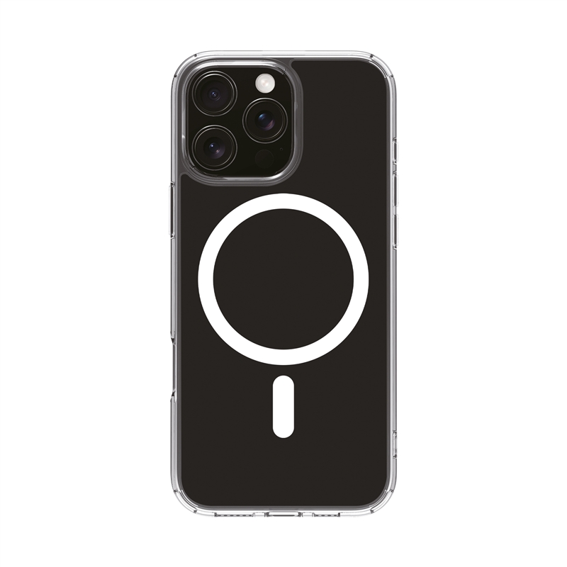 muvit for change funda Magsafe compatible con Apple iPhone 16 Pro transparente