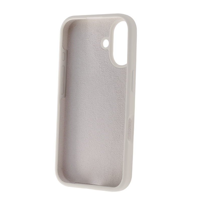 muvit for change funda Liquid Silicone compatible con Apple iPhone 16 nude