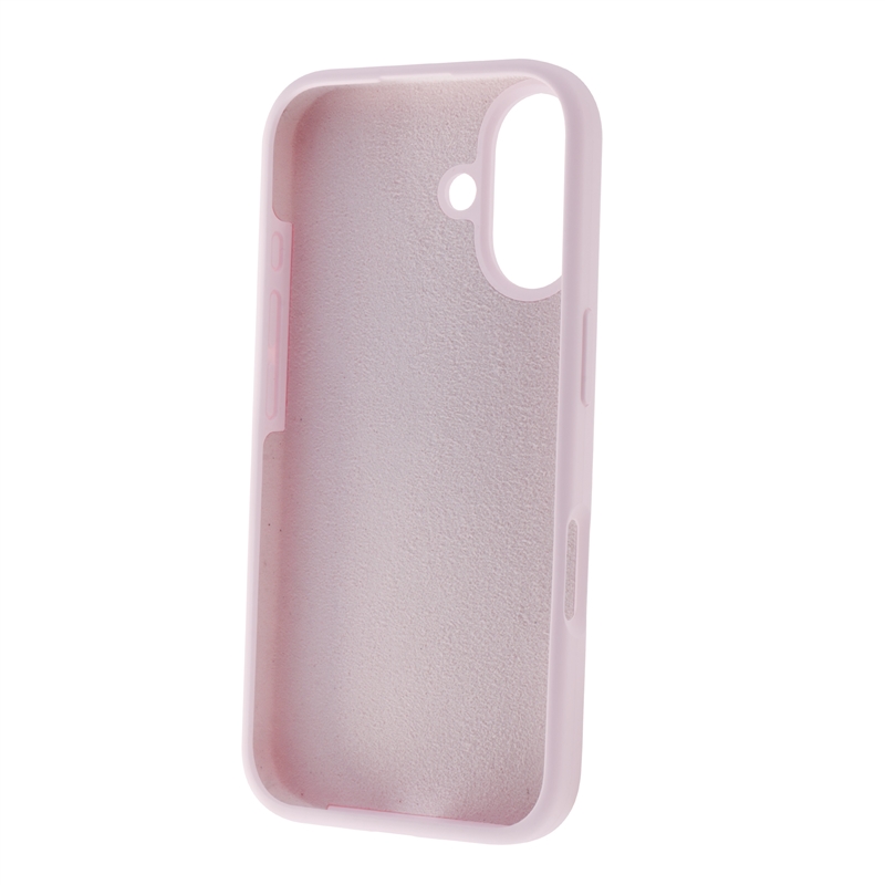 muvit for change funda Liquid Silicone compatible con Apple iPhone 16 rosa