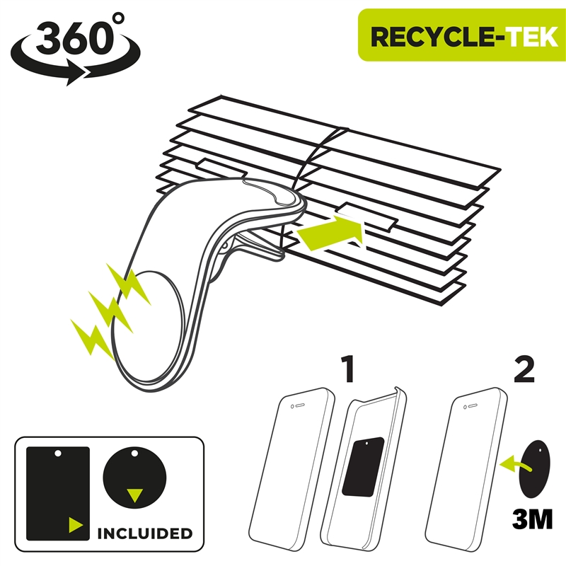 muvit for change soporte coche universal salida aire magnético negro