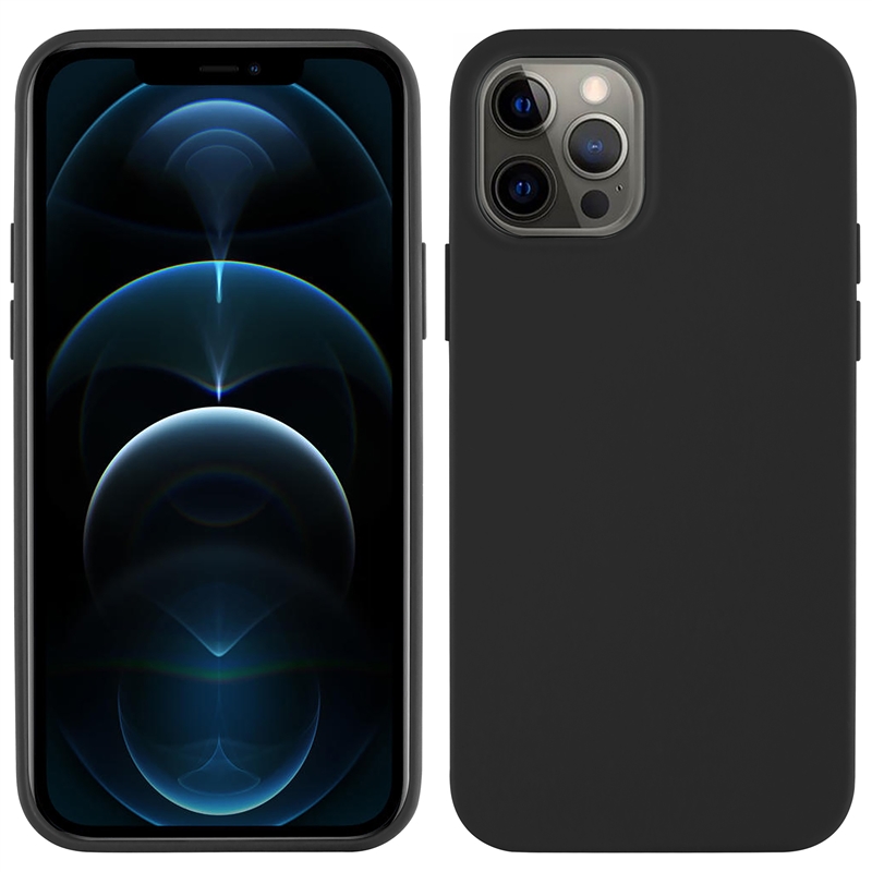 muvit for change funda compatible con Apple iPhone 12 Pro Max negra