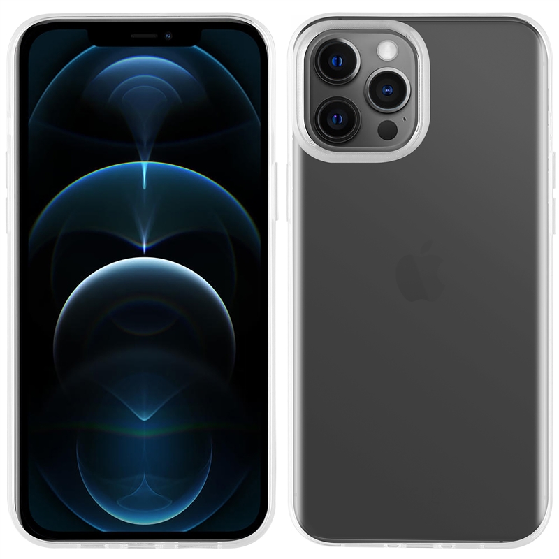 muvit for change funda compatible con Apple iPhone 12 Pro Max transparente