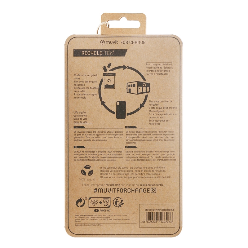 muvit for change funda compatible con Samsung Galaxy A33 5G transparente