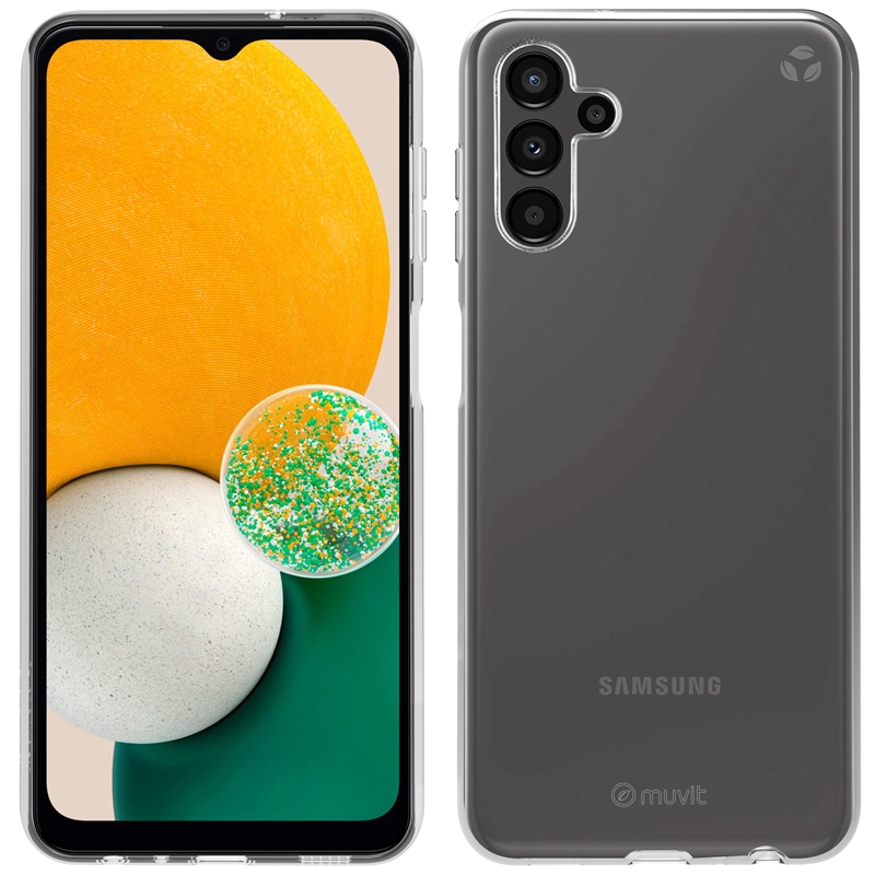 muvit for change funda compatible con Samsung Galaxy A04S 4G/A13 5G transparente
