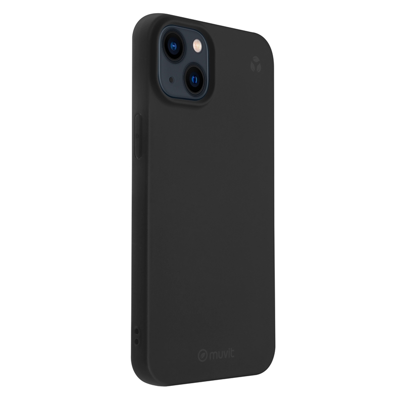 muvit for change funda compatible con Apple iPhone 14 Plus negra