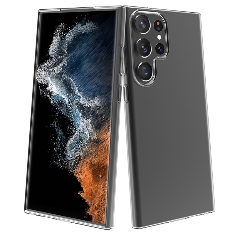 muvit for change funda compatible con Samsung Galaxy S23 Ultra 5G transparente