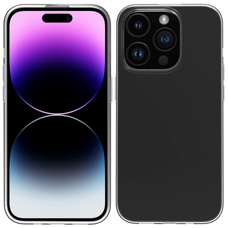 muvit for change funda compatible con Apple iPhone 15 Pro transparente