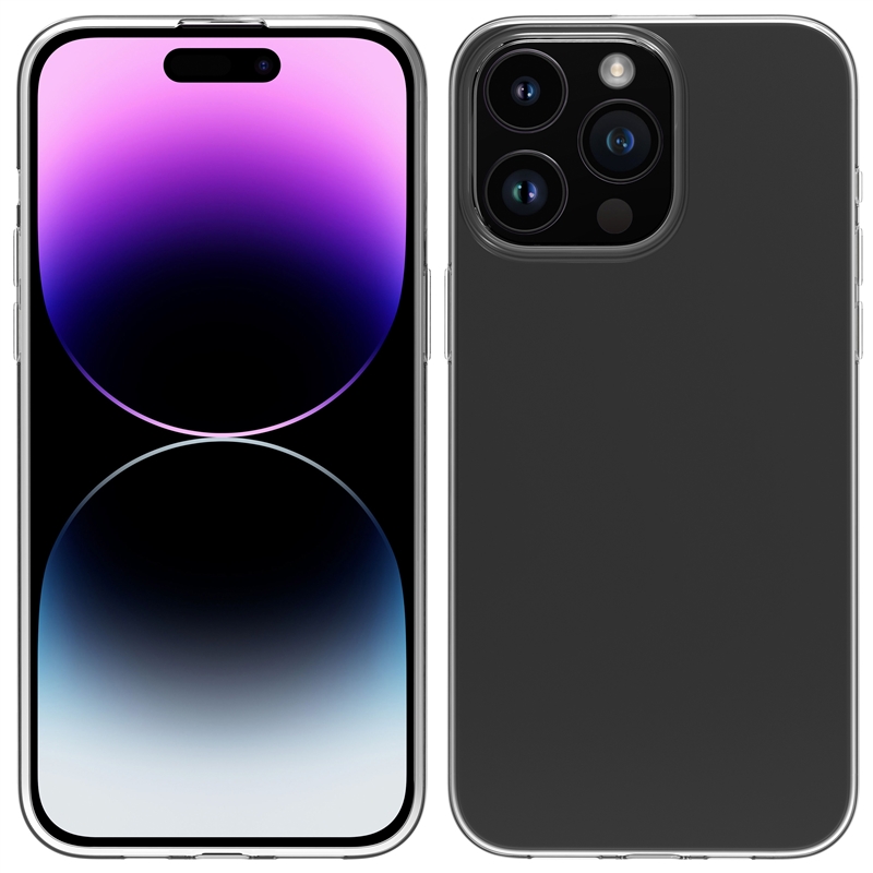 muvit for change funda compatible con Apple iPhone 15 Pro Max transparente