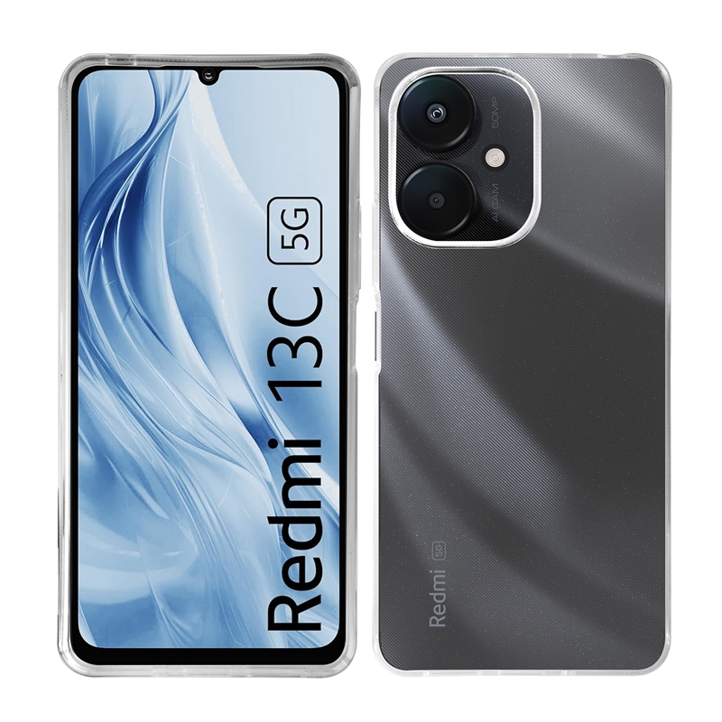 muvit for change funda compatible con Xiaomi Redmi 13C 5G/4G transparente