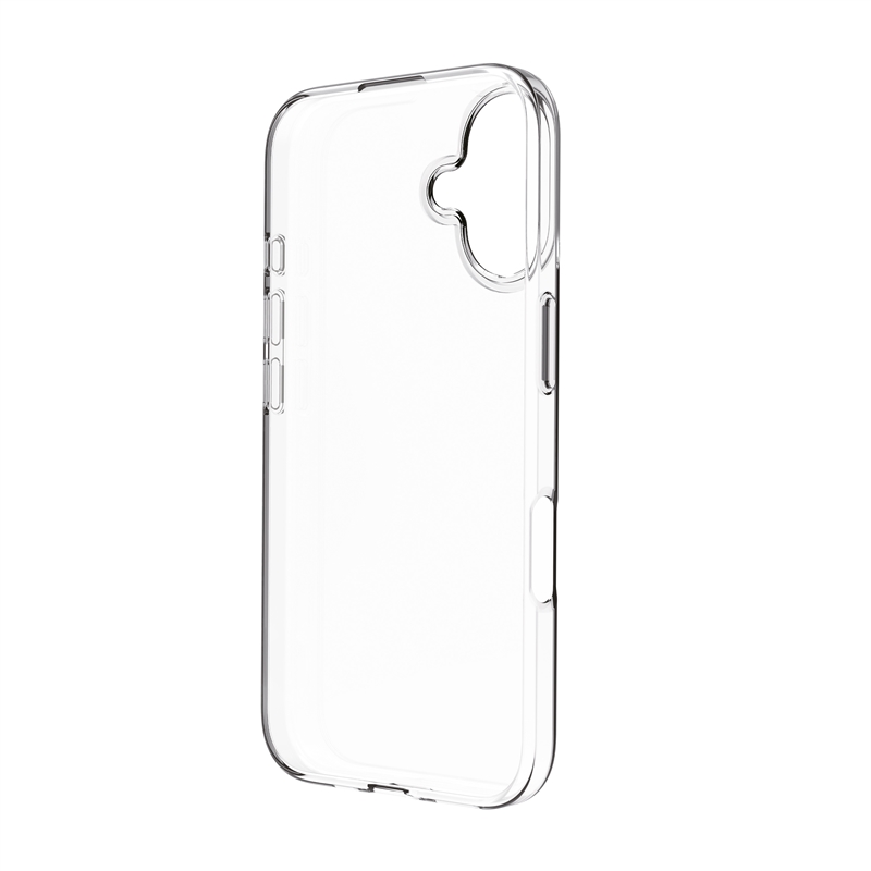 muvit for change funda compatible con Apple iPhone 16 Plus transparente