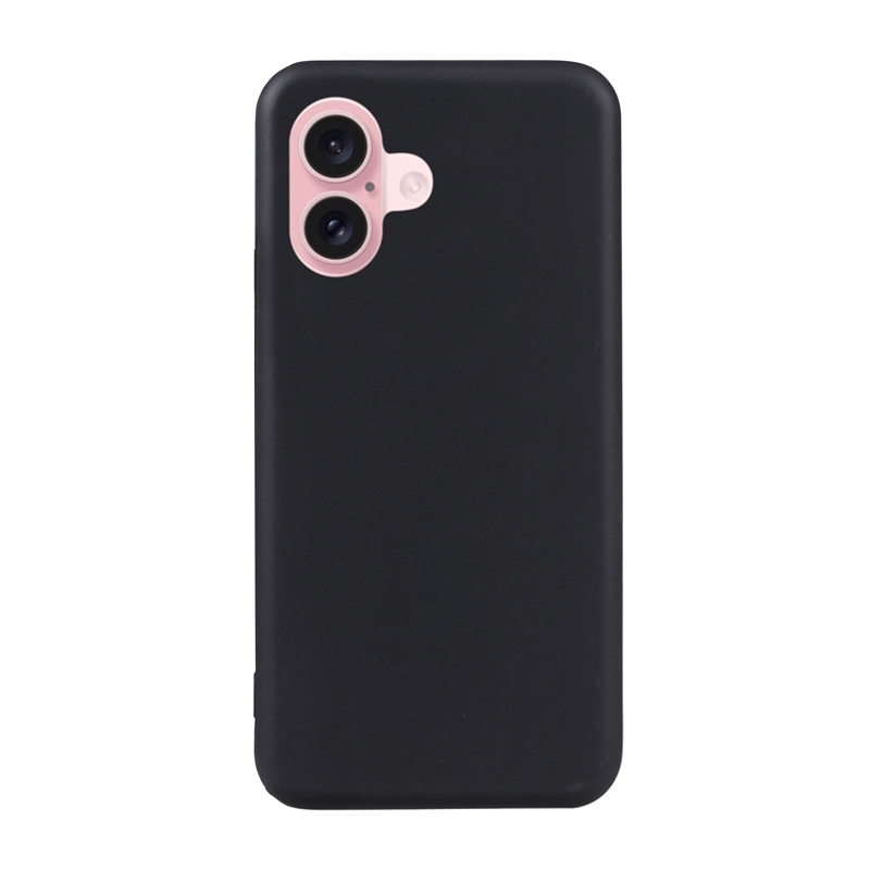 muvit for change funda compatible con Apple iPhone 16 negra
