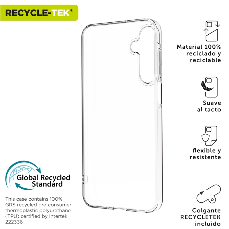 muvit for change funda compatible con Samsung Galaxy A16 4G/5G transparente