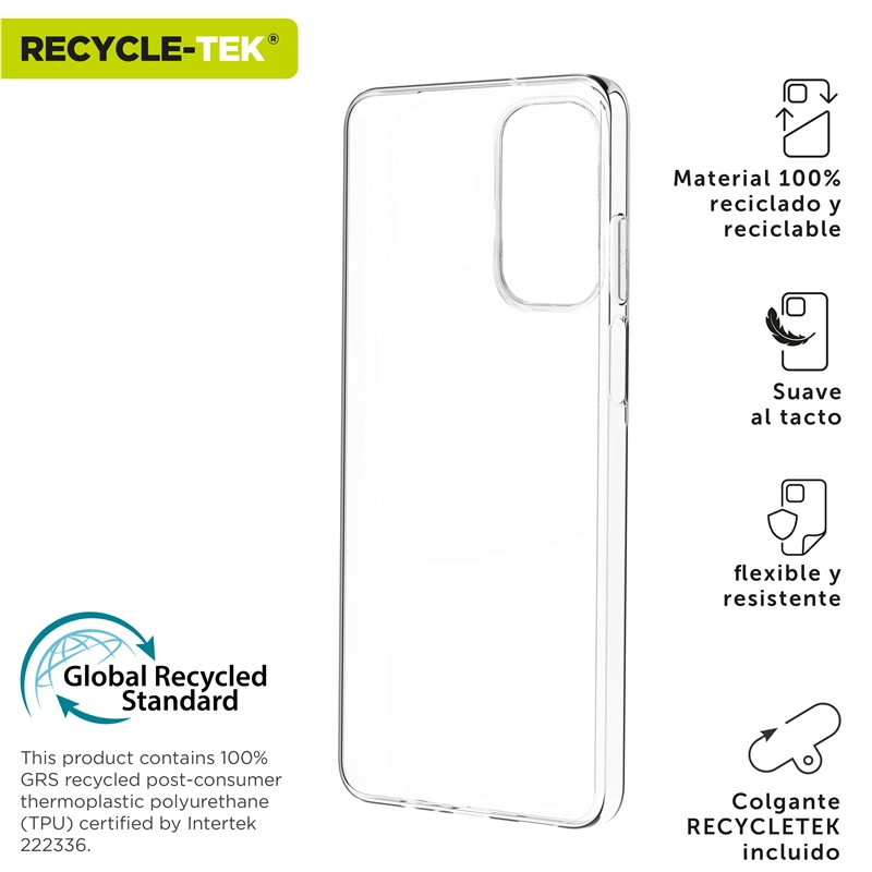 muvit for change funda compatible con Oppo A5 4G/5G transparente