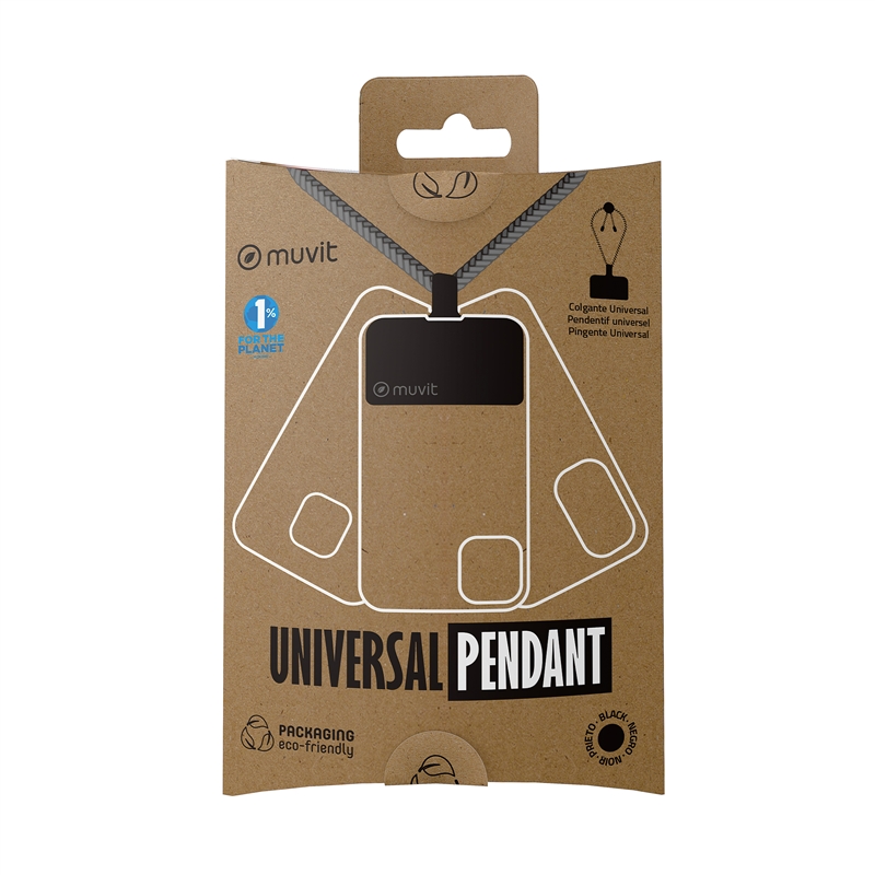 muvit for change colgante universal compatible con fundas negro