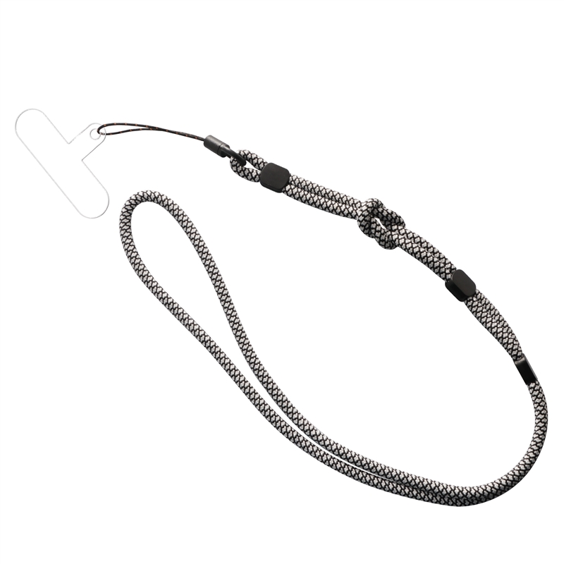 muvit for change colgante universal con soporte transparente + cordon color negro/blanco