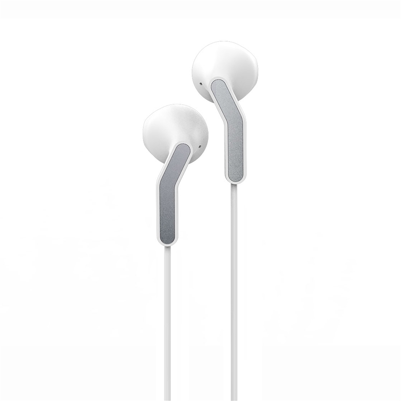 muvit for change auriculares estéreo E56 3.5mm blancos