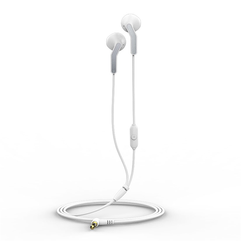 muvit for change auriculares estéreo E56 3.5mm blancos