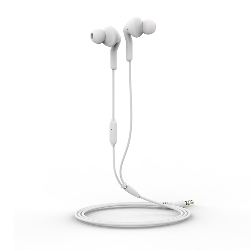 muvit for change auriculares estéreo E57 3.5mm blancos
