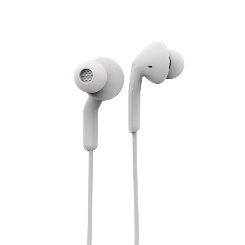 muvit for change auriculares estéreo E57 3.5mm blancos
