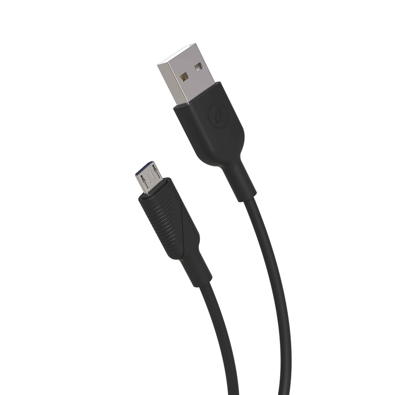 muvit for change pack cargador coche USB 2.4A 12W + cable Micro USB 2.4A 1,2m negro