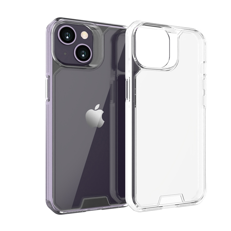 muvit for change funda shockproof 2m compatible con Apple iPhone 13/14 transparente