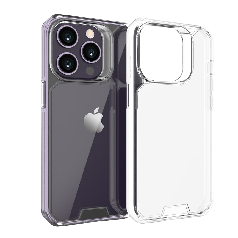 muvit for change funda shockproof 2m compatible con Apple iPhone 14 Pro transparente