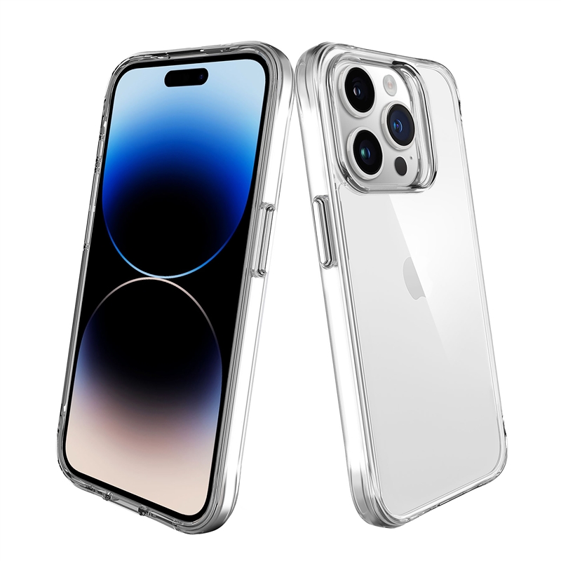 muvit for change funda shockproof 2m compatible con Apple iPhone 15 Pro transparente