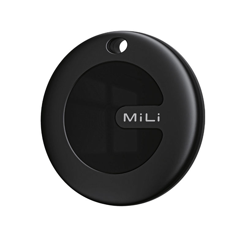 muvit for change by MiLi Localizador compatible con Apple Find My y Google Find My Device negro