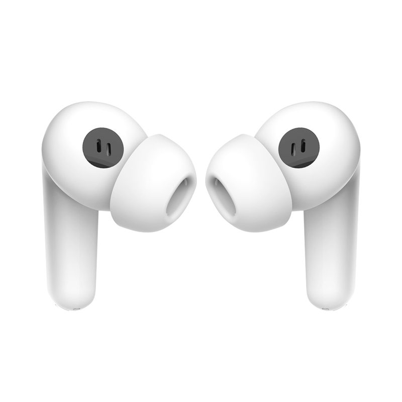 muvit for change auriculares estéreo true wireless ANC+ENC blancos