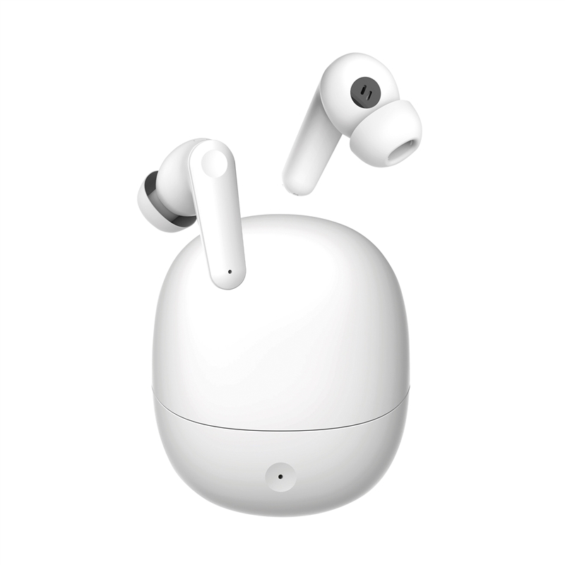 muvit for change auriculares estéreo true wireless ANC+ENC blancos