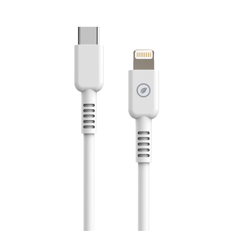muvit for change cable Tipo C a Lightning MFI 3A/27W 1,2m blanco
