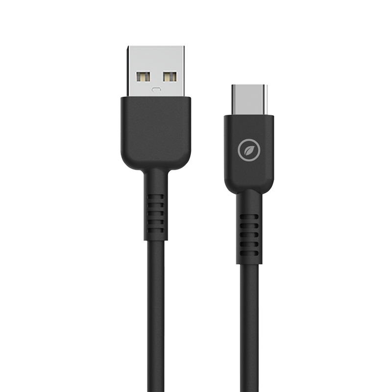 muvit for change cable USB a Tipo C 3A/27W 1.2m negro
