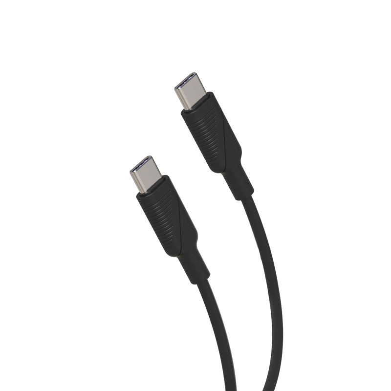 muvit for change cable Tipo C a Tipo C 3A/60W 1,2m negro