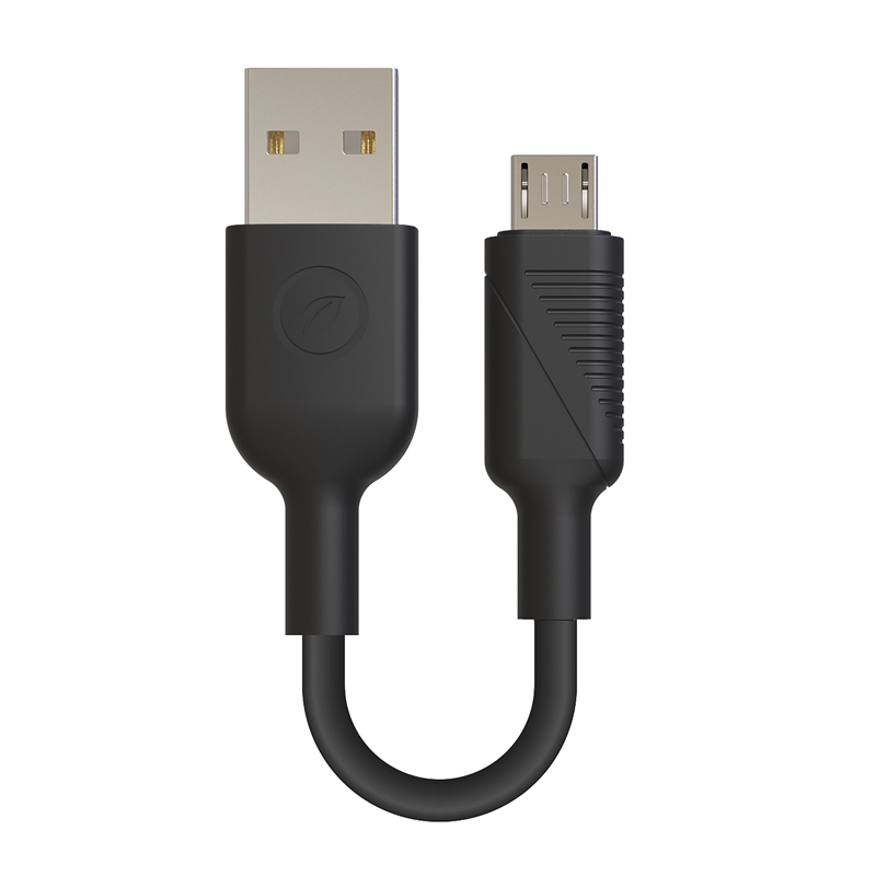 muvit for change cable USB a Micro USB 2,4A/10W 0,2m negro