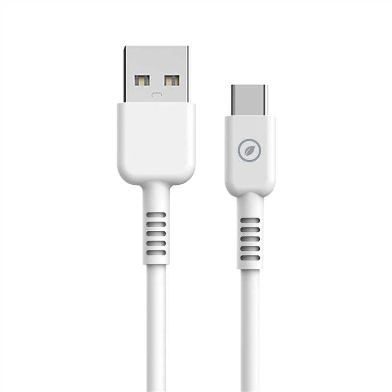 muvit for change cable USB a Tipo C 3A/27W 0.2m blanco