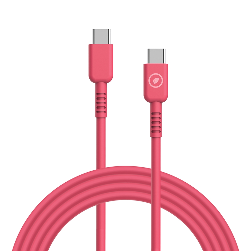muvit for change cable Tipo C a Tipo C 3A/60W 1.2m magenta